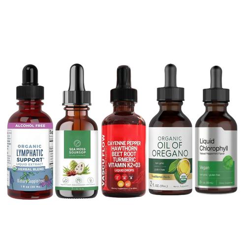 跨境新品 辣椒牛至油叶绿素滴剂——融合维生素B12与刺果番荔枝的全新健康补充选择